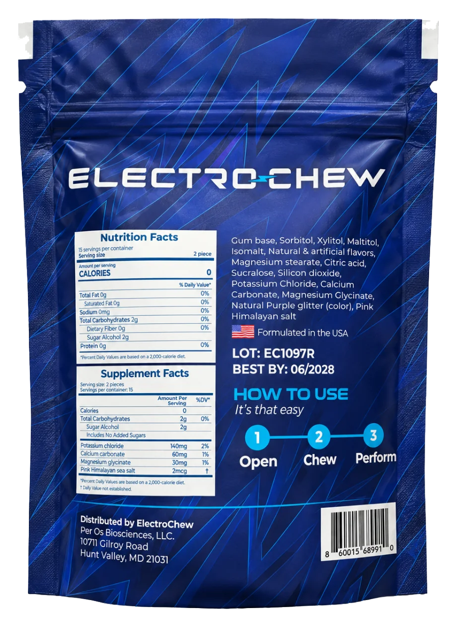 ElectroChew pouch, back